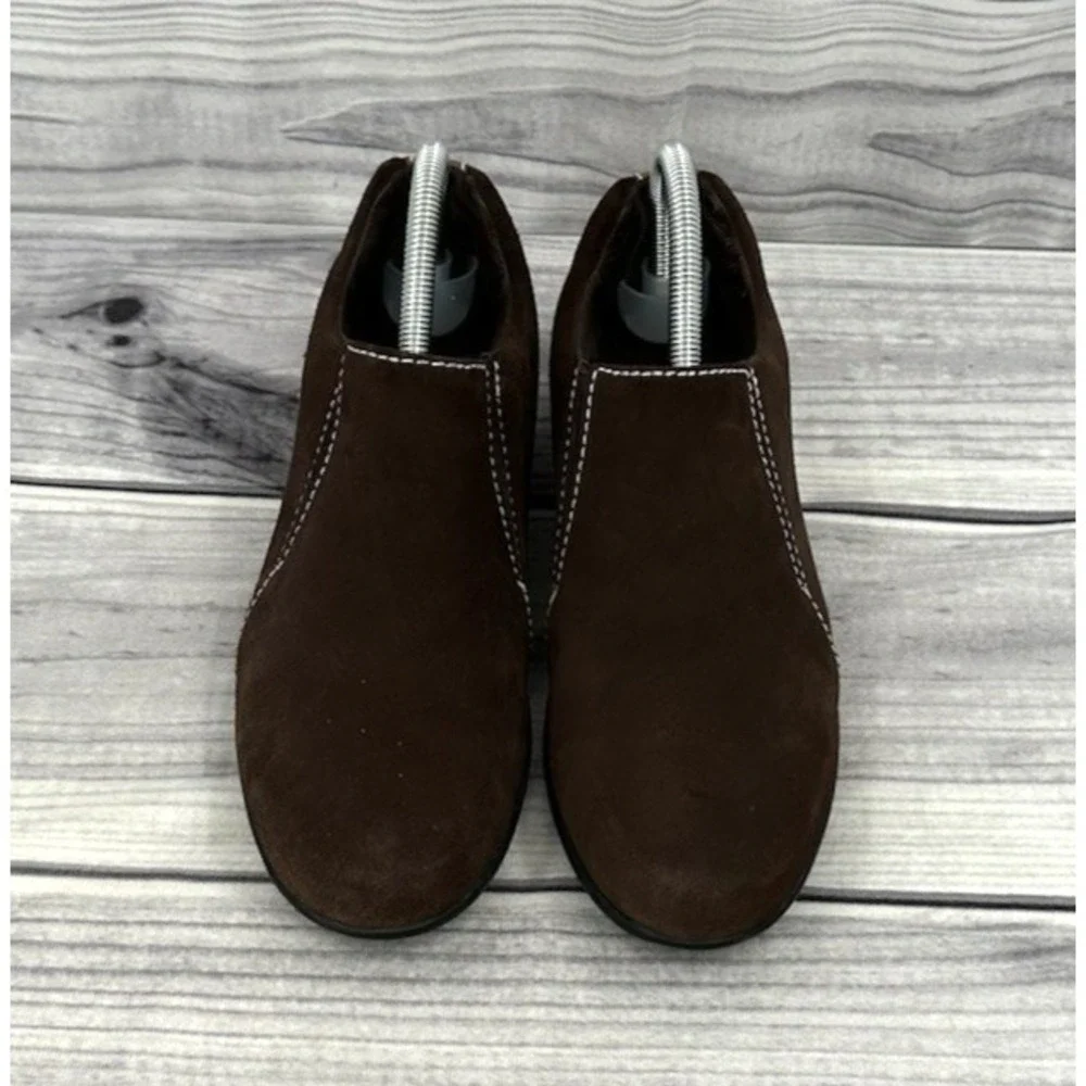 COLE‎ HAAN BROWN SUEDE WATERPROOF LOAFER SHOES Women's Size 9.5 B